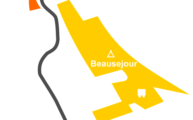Campingplatz Beauséjour Lageplan
