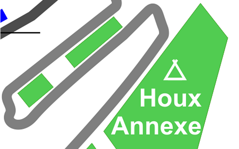 Campingplatz Houx Annexe Lageplan