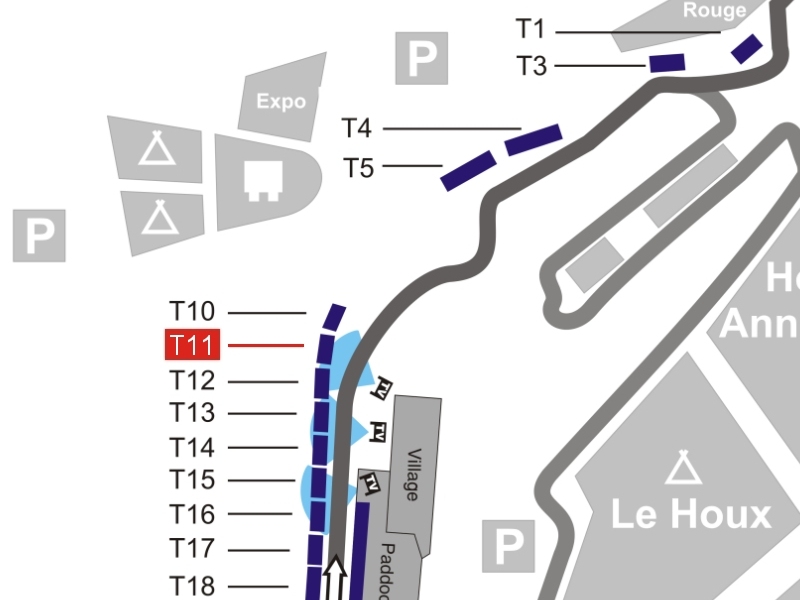 Tribüne 11 (Winmille) Lageplan